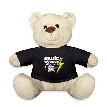 Music Lover Quote Music Education Matters - Teddy Bear - black - Front