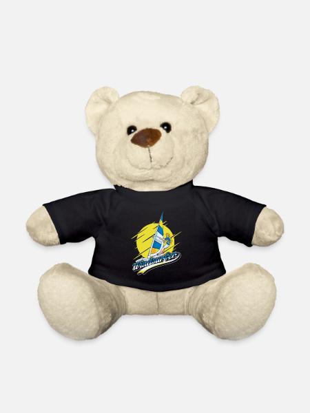 Windsurfers, surfeurs, surfeurs, sports nautiques - Nounours - noir