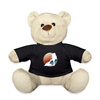 Bergsteigen retro - Teddy - Schwarz - Vorne