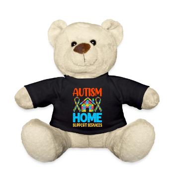 Autism Autistic - Teddy Bear - black - Front