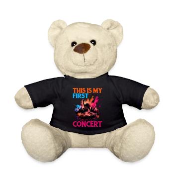This Is My First Concert 57 - Teddy Bear - black - Front