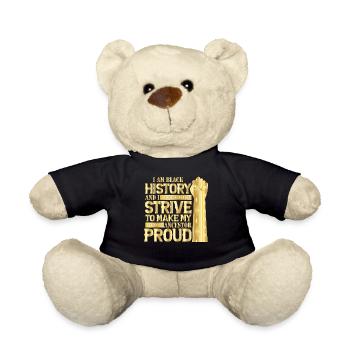 Black History Month Black History - Teddy Bear - black - Front