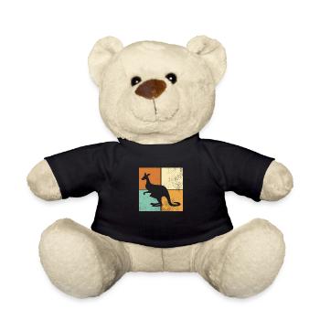 Känguru - Teddy - Schwarz - Vorne