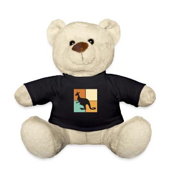 Känguru - Teddy - Schwarz - Vorne