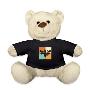 Bee - Teddy Bear - black - Front