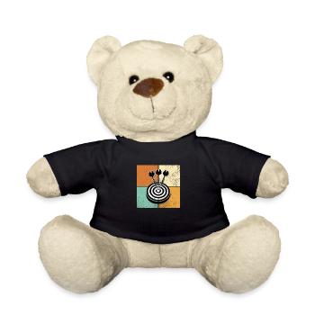 Darts - Teddy Bear - black - Front