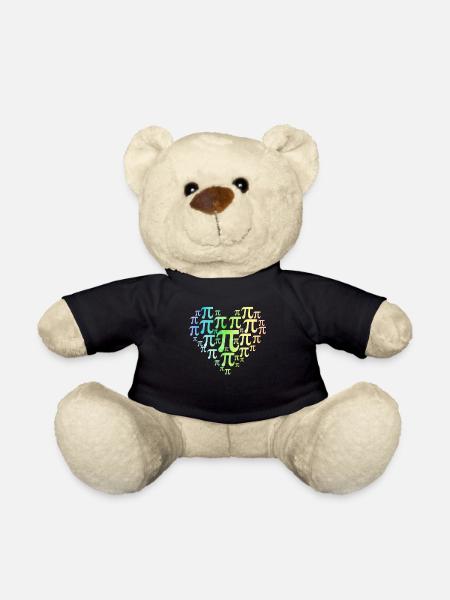 Herz Happy Pi Day Lustige Grafik Mathe Lehrer - Teddy - Schwarz