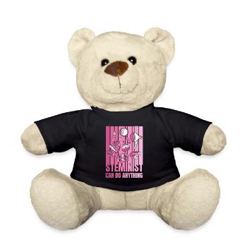Steminist Can Do Anything STEM Scientist Steminist - Teddy Bear - black - Front