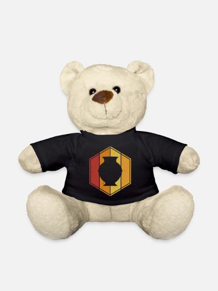 Töpfern Töpferei Töpfer - Teddy - Schwarz
