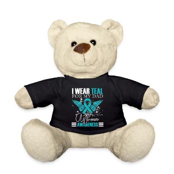 Asthma-krieger Ich Trage Teal Für Meine Mutter - Teddy - Schwarz - Vorne