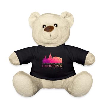 Hannover lustig - Teddy - Schwarz - Vorne
