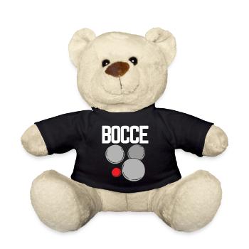 Bocce Spruch Bocce Ball mit Jack Bocci Game Bocce - Teddy - Schwarz - Vorne