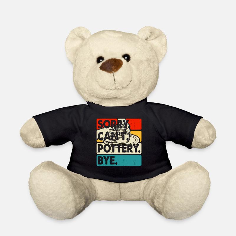 Töpfern Töpferei Töpfer - Teddy - Schwarz