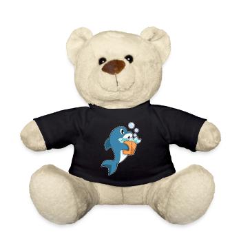 Dolphin Fish - Teddy Bear - black - Front