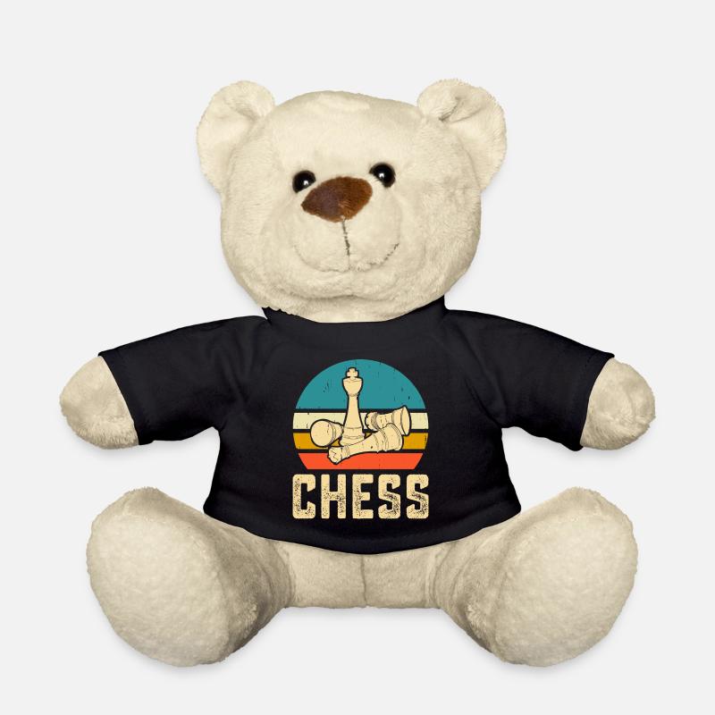 Schach - Teddy - Schwarz