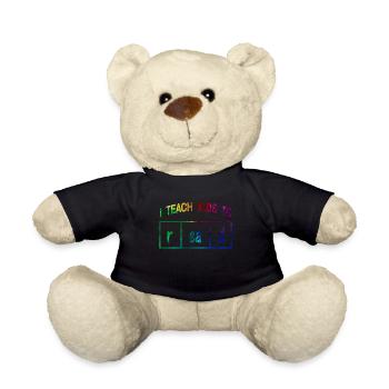 J’apprends aux enfants à lire les professeurs de sciences Lecture - Nounours - noir - Devant
