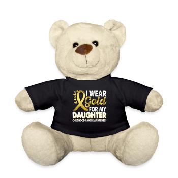 Portez de l’or pour la prise de conscience de - Nounours - noir - Devant