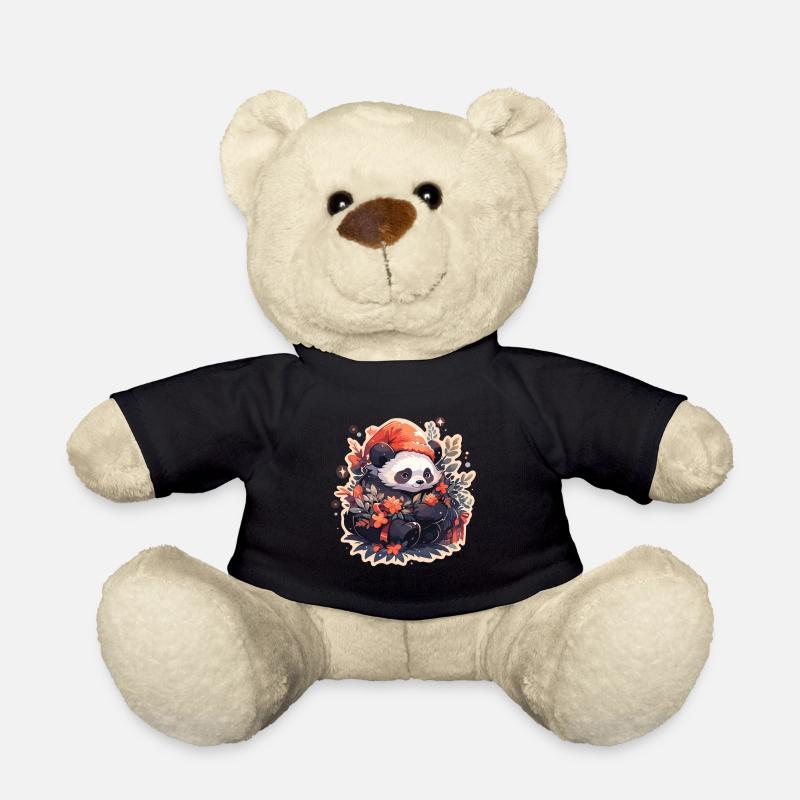 Panda Pandabär Panda Baby Pandas Panda Tier - Teddy - Schwarz
