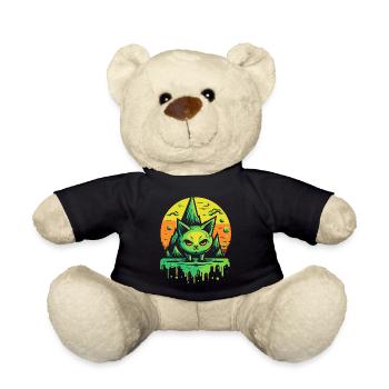 La nature, les montagnes et un chat vif - Nounours - noir - Devant