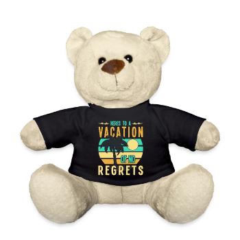 Pour des vacances sans regrets - Nounours - noir - Devant