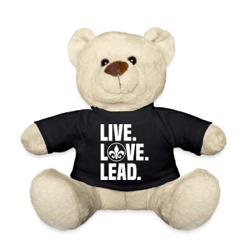 Pfadfinderleiter | Pfadfinder Scouting Geschenk - Teddy - Schwarz - Vorne