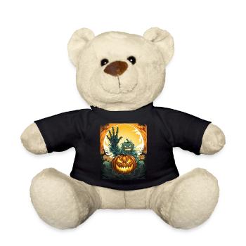Halloween Emerging Hands Spooky Pumpkin - Teddy - Schwarz - Vorne