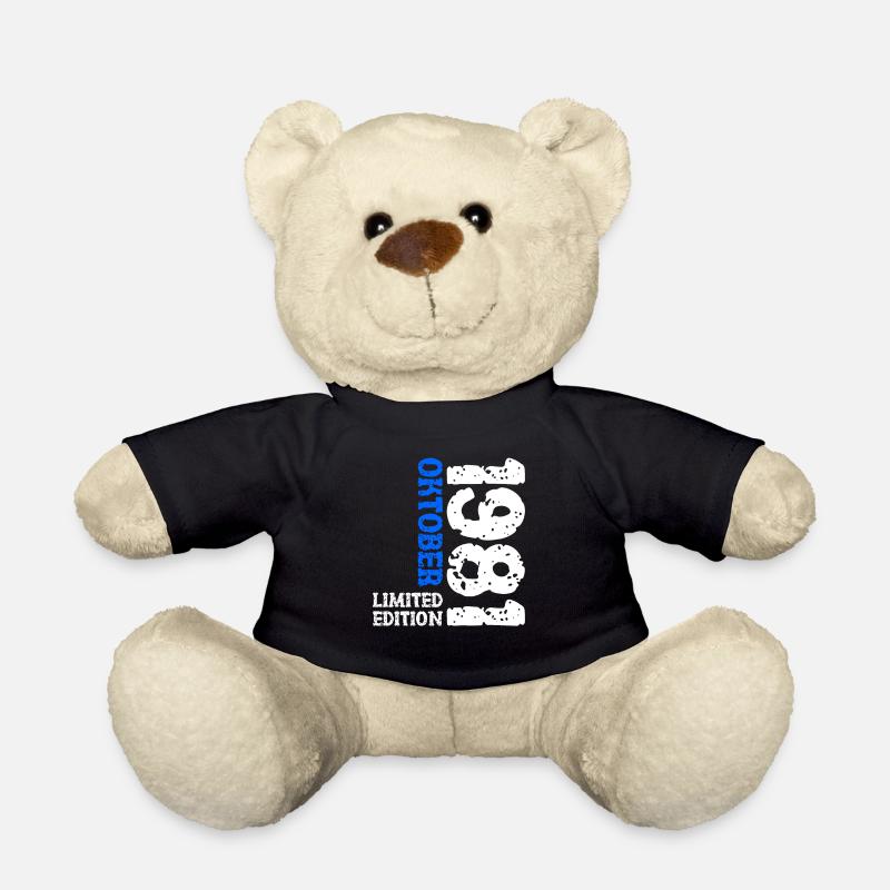 1981 Oktober Limited Edition 42. Geburtstag Deko - Teddy - Schwarz