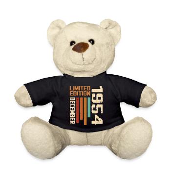 December 1954 - 1954 December - Teddy Bear - black - Front