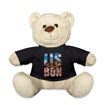 Lissabon Portugal Souvenir - Teddy - Schwarz - Vorne