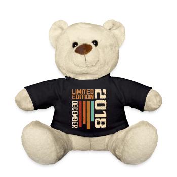 December 2018 - 2018 December - Teddy Bear - black - Front
