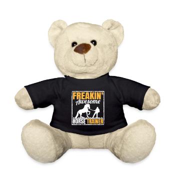 Ingenious horse trainer - Teddy Bear - black - Front
