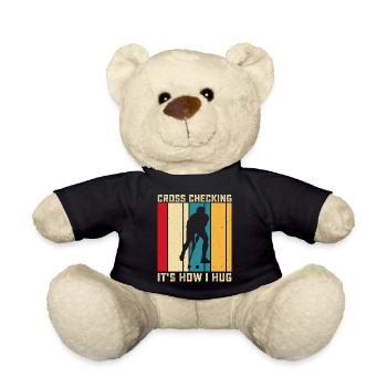 Hockey - Teddy Bear - black - Front