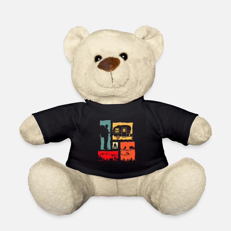 Camper Retro - Teddy - Schwarz