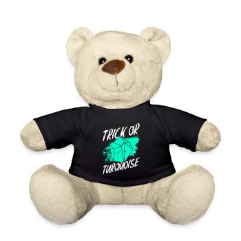 Geologe Steinsammler Steine Geologie Halloween - Teddy - Schwarz - Vorne