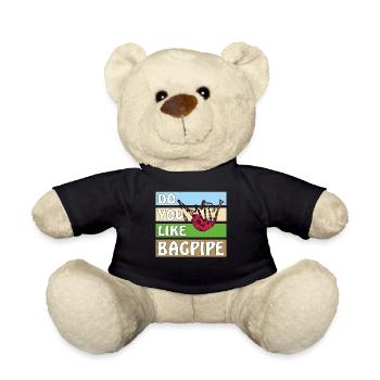 AIMEZ-VOUS LA CORNEMUSE - Nounours - noir - Devant
