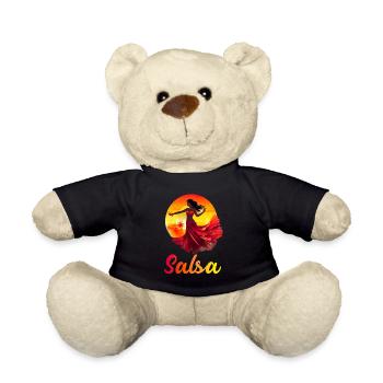 Salsa Tanz Kubanischer Tanz Kuba Urlaub - Teddy - Schwarz - Vorne