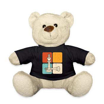 Chess - Teddy Bear - black - Front