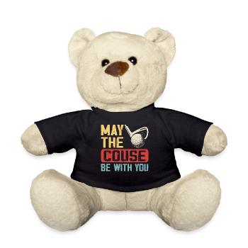 Golf Golfer - Teddy - Schwarz - Vorne