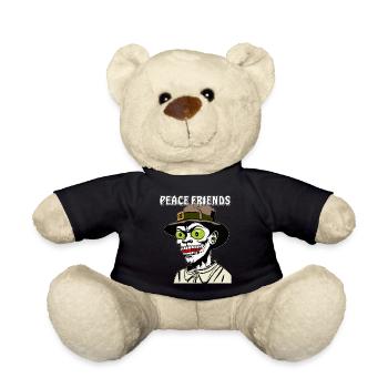 HALLOWEEN PEACE FRIENDS - Teddy Bear - black - Front