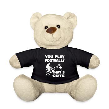 Fahrrad Radfahrer Fahrradfahrer Radfahren Radeln - Teddy - Schwarz - Vorne