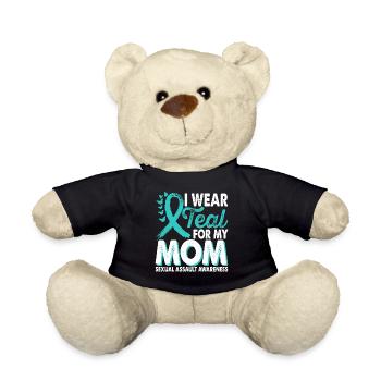 Wear teal for Month of Consciousness - Teddy Bear - black - Front
