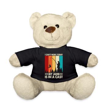 Pêcheur à la ligne - Nounours - noir - Devant