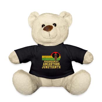 Juneteenth 1865 Gedenken an meine Vorfahren - Teddy - Schwarz - Vorne