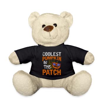 La citrouille la plus cool du patch Halloween - Nounours - noir - Devant