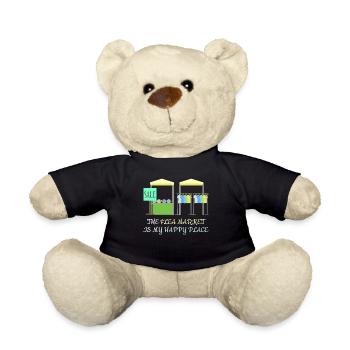 Trödelmarkt Flohmarkt Händler - Teddy - Schwarz - Vorne