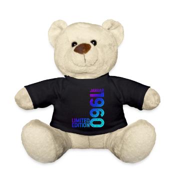 Edition limitée Janvier 1960 Année du cadeau de naissance 1 - Nounours - noir - Devant