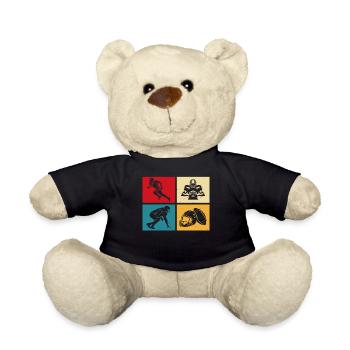 Football - Teddy - Schwarz - Vorne