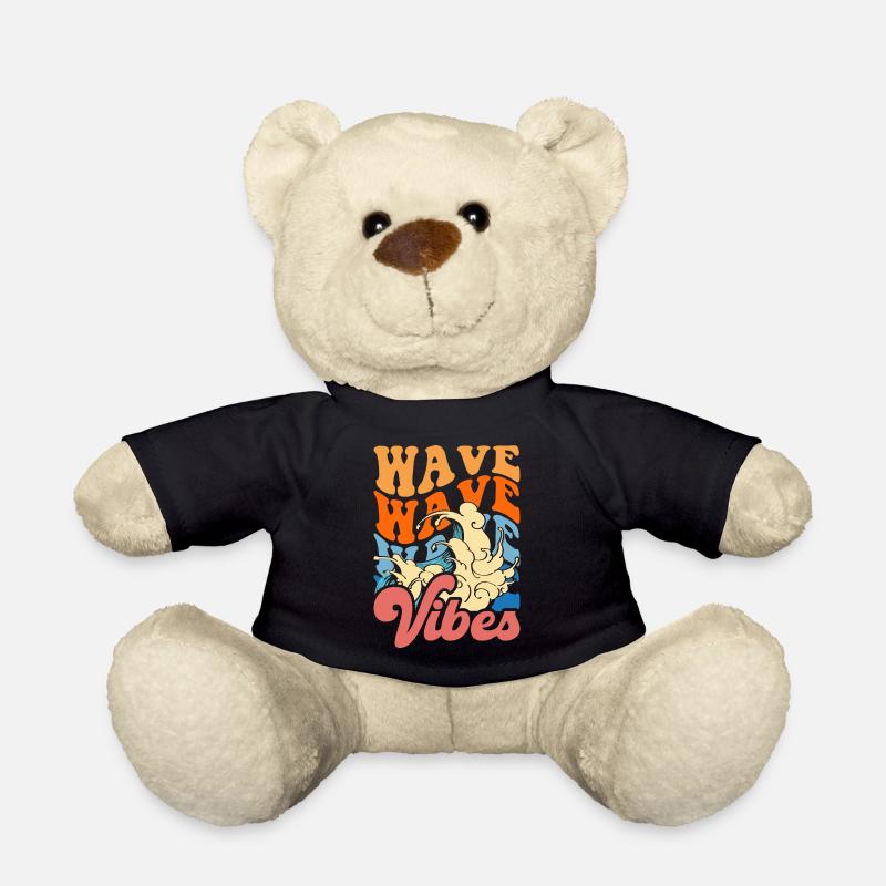 Surfer Surfen - Teddy - Schwarz