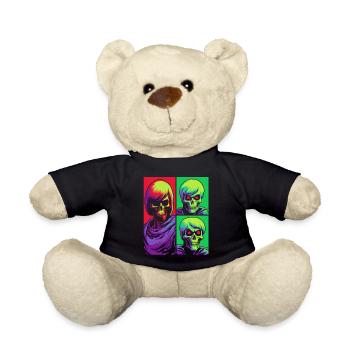 Totenkopf Abenteuer der Cartoon Zombie Freunde - Teddy - Schwarz - Vorne