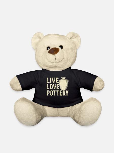 Pottery Pottery Pottery - Teddy Bear - black